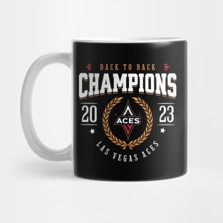 Las Vegas Aces WNBA Back to Back Champions 2023 Mug